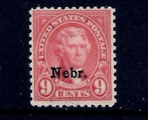 US #678 Mint-Never Hinged [NH] ~ 1929 Nebraska ['Nebr.'] ...