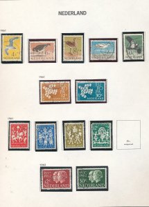 NETHERLANDS 1961/76 Used on 20+ Pages Child Welfare Red x (Apx 180+ Items)KRA101