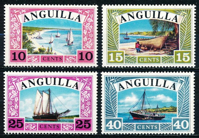 Anguilla #32-35 Set of 4 MH