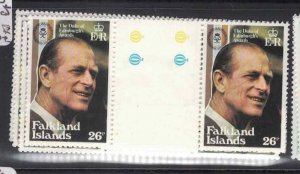 Falkland Islands Gutter Pair SG 327-33 MNH (8gyn) 