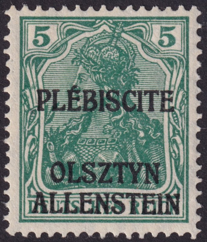 Allenstein 1920 'Plebiscite' Issue; #1-#14 (Not including #4) (21 pcs)