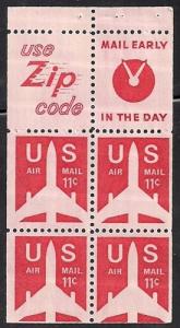 C78A 11 cents Jet Airliner Silhouette P Stamp mint OG NH VF