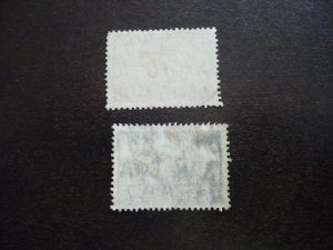 Stamps - Australia - Scott# 157-158 - Used Set of 2 Stamps