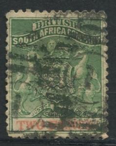 British South Africa - Scott 3 - Definitive -1890 -FU - Single 2p Stamp