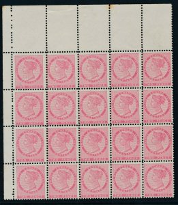 SG 28 Prince Edward Islands 1870 2d Rose pink. A fine unmounted marginal mint b