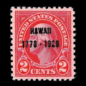 WCstamps: U.S. Scott #647 / 2c Hawaii Mint OGnh PSE Cert Grade 95J SMQ $225