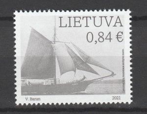 Lithuania 2021 Ships MNH stamp 