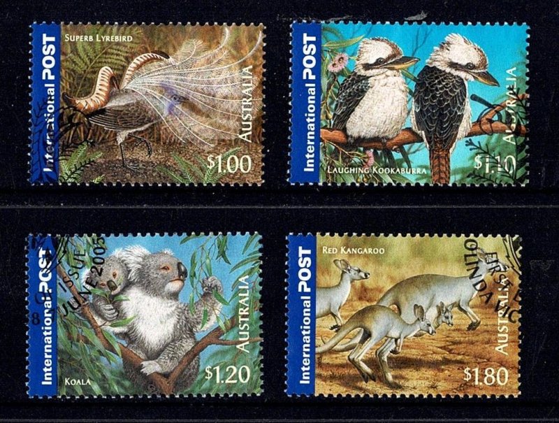 Australia 2005 Bush Wildlife  Set of 4 Used