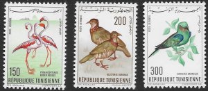 Tunisia  C-29-31   1965    3 values     VF   NH