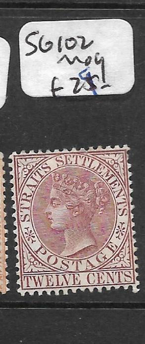 MALAYA STRAITS SETTLEMENTS (P2302B) QV 12C  SG 102   MOG