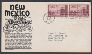 USA 1946 NEW MEXICO - C Stephen Anderson FDC to New Zealand.................M461