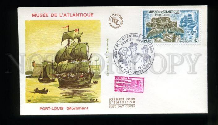 162707 FRANCE 1976 Port-Louis SHIPS SAILBOATS FDC Cover