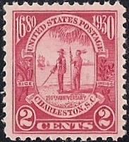 683 2 cent Carolina-Charlston mint OG NH XF