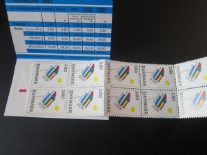 Denmark 1987 Sc 844 Booklet MNH