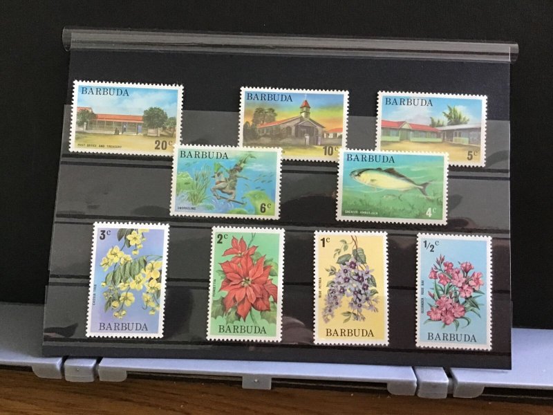 Barbuda Buildings Fish and Plants mint never hinged   stamps R31793
