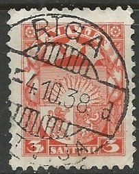 Latvia || Scott # 33 - Used