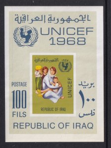 Iraq 486a UNICEF Souvenir Sheet MNH VF