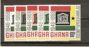 Ghana 264-268 MNH