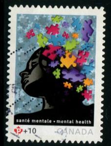 B18 Canada P+10c Mental Health Semi postal, used