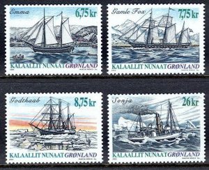 Greenland 416-419 Sailing Ships MNH