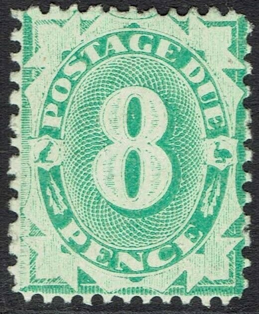 AUSTRALIA 1902 POSTAGE DUE 8D COMPLETE DESIGN 