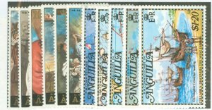 Anguilla #168-78  Single (Complete Set)