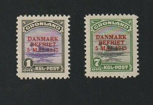 EDSROOM-8786 Greenland 19, 21 LH 1945 Good Values Harp Seal CV$150