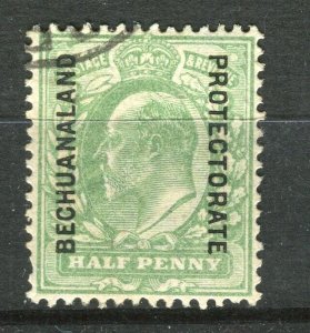 BECHUANALAND; 1903-4 early ED VII issue fine used Shade of 1/2d. value