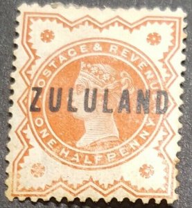 Zululand Sc #1, MHR.  2019 SCV $8.75