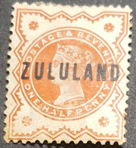 Zululand Sc #1, MHR.  2019 SCV $8.75