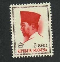 Indonesia;  Scott 670; 1966; Unused; NH