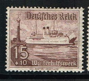 Germany 1937,Sc.#B113 MNH, Ferry 'Schwerin' of the line Warnemünde...