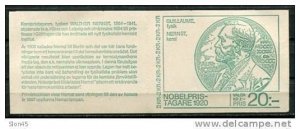 Sweden 1980 Booklet   FA H327  Sc 1344A  MNH Nobel price winner.