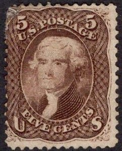 US Stamp Scott #76 Used SCV $120