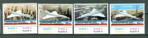 NEW HEBRIDES FRENCH...CONCORDE #274-277 SET...MNH...$12.50