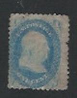 SCOTT # 63  used   Damaged catalog $50