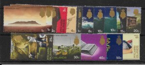 PITCAIRN ISLANDS SG94/106b 1969-75 DEFINITIVE SET MNH.