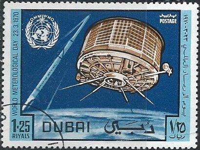 Dubai 123 (used cto) 1.25r World Meteorological Day