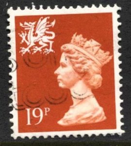 STAMP STATION PERTH Wales #WMH36 QEII Definitive Used 1971-1993