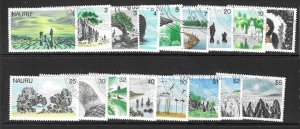 NAURU SG174/90 1978 DEFINITIVE SET USED