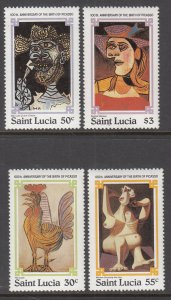 St Lucia 530-533 MNH VF