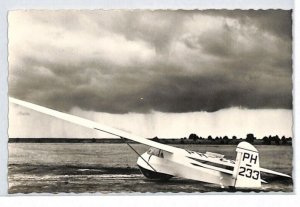 NETHERLANDS Aviation Postcard RHONLERCHE II De Thermiekbel RP GLIDER 1959 PG29