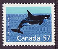 Canada #1173 Killer Whale MNH single