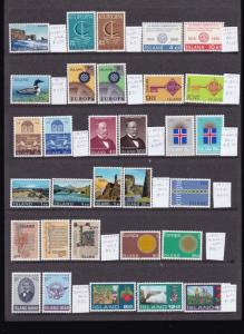 Iceland 1958-200 Fresh MNH collection Cat.$1,008 (Offer)