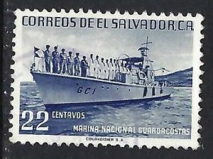 El Salvador 670 VFU SHIP 274D-3