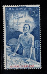 French Guiana Scott CB4 Colonial Education airmail semi-postal stamp MH*