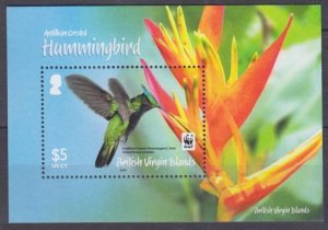 2014 British Virgin Islands 1246/B120 WWF / Birds 8,50 €