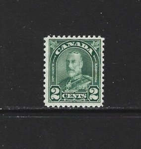 CANADA - #164 - 2c KING GEORGE V ARCH/LEAF ISSUE MINT STAMP MNH