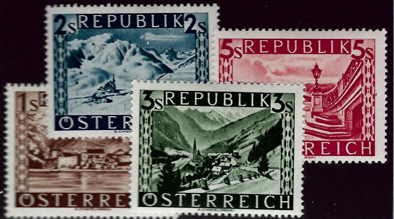 Austria #496-499 Mint F-VF SC$65.00...Such a Deal!