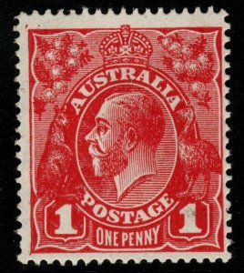 AUSTRALIA SG50 1919 1d CARMINE MTD MINT